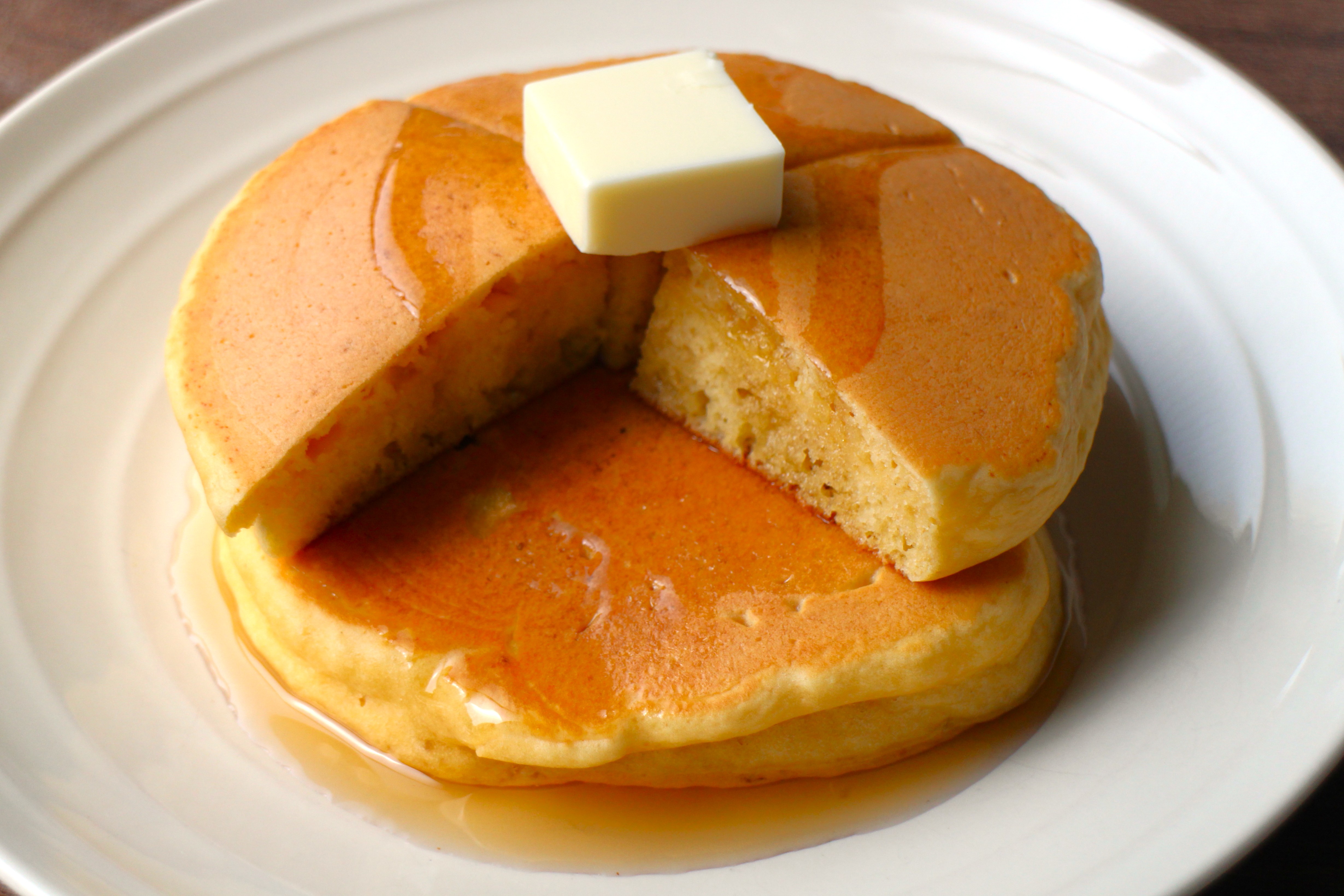 さつまいも　厚焼きホットケーキ